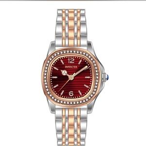 Invicta Wildfire Ember Women's Two-Tone Red Dial 31mm Watch (69380)